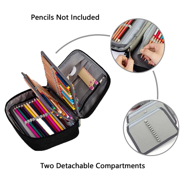 Multi-layer 72 Slots Pencil Case