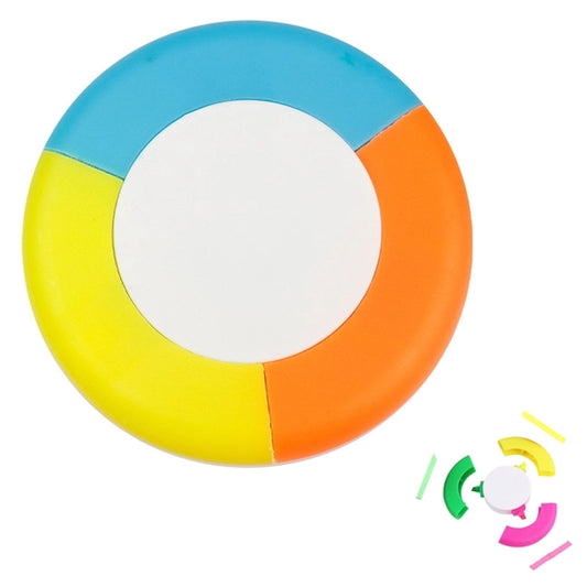 Three Colors Round Shape Highlighter