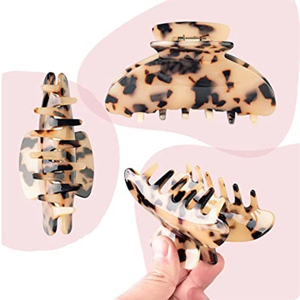 Tortoise Banana Claw Clip