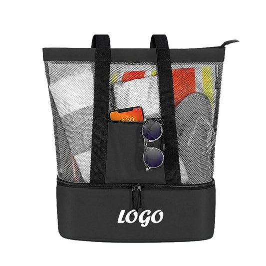 Large Mesh Beach Cooler Bag