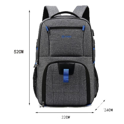 Large Capacity Laptop Backpack With Usb Charging Port