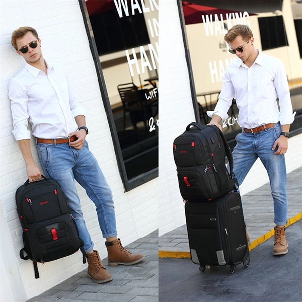Large Capacity Laptop Backpack With Usb Charging Port
