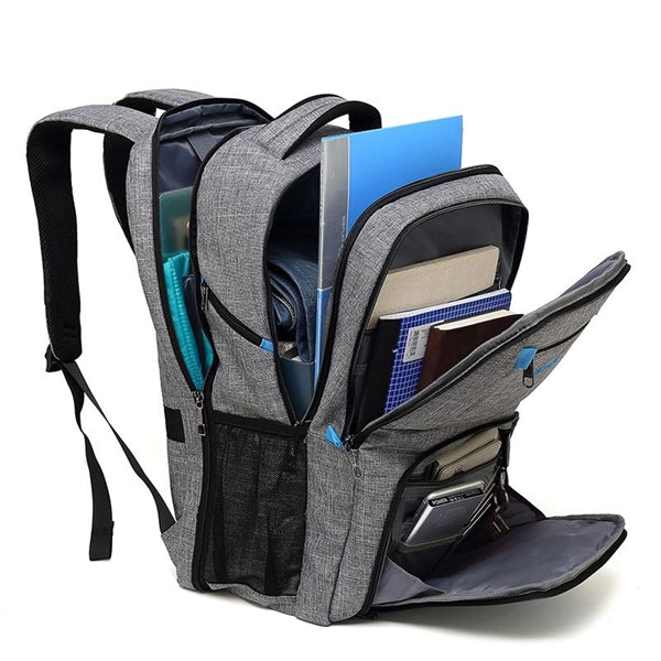 Large Capacity Laptop Backpack With Usb Charging Port