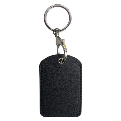 Pu Leather Square-Shaped Keychain