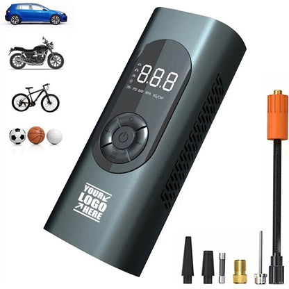 Cordless Tire Inflator With Rechargeable Battery