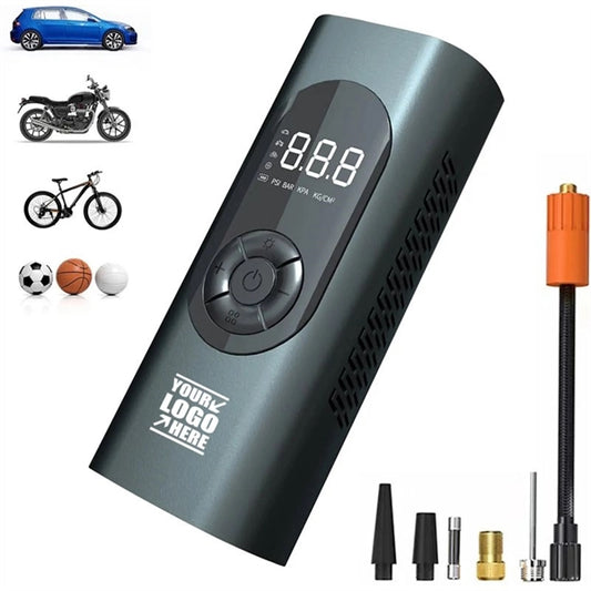 Cordless Tire Inflator With Rechargeable Battery
