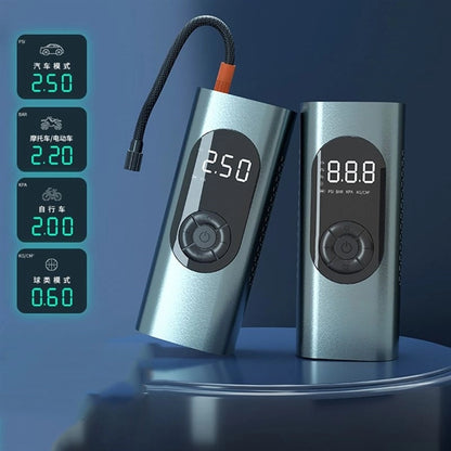 Cordless Tire Inflator With Rechargeable Battery