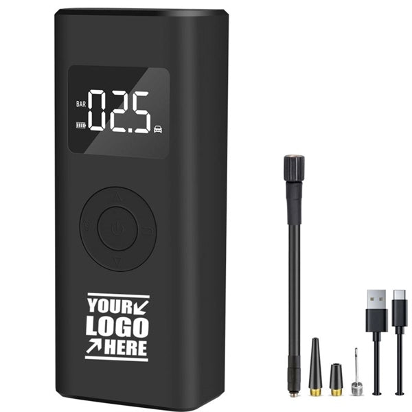 Portable Electric Air Pump With 5000Mah Power Bank