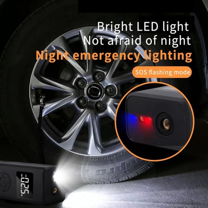 Portable Electric Air Pump With 5000Mah Power Bank