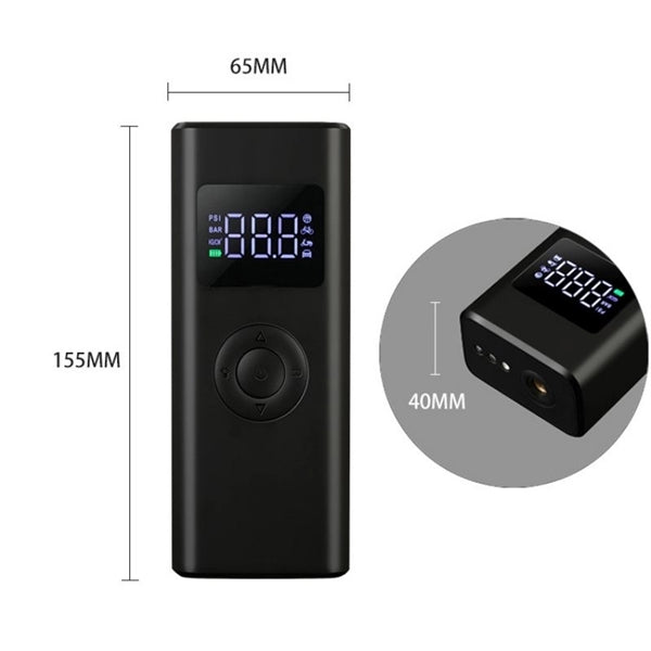 Portable Electric Air Pump With 5000Mah Power Bank