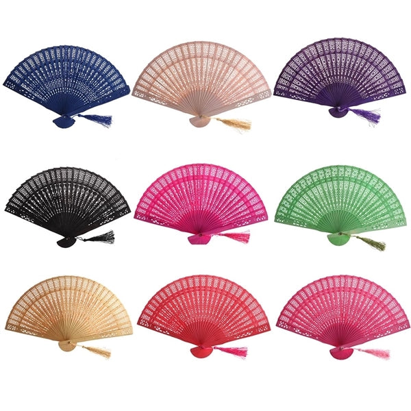 Hollow Antiquity Folding Fan