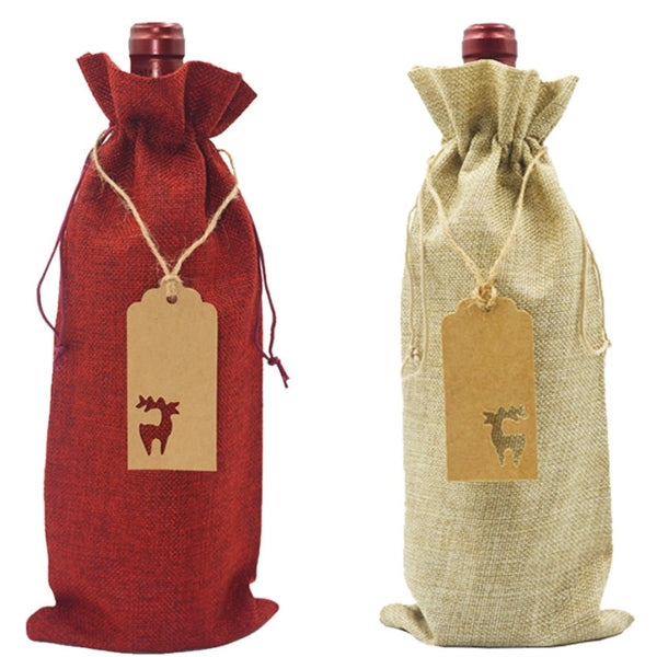 Wine Drawstring Bag