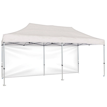 10' x 20' Heavy Duty Canopy Tent with One Double Sided Wall