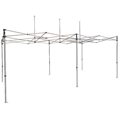 10' x 20' Heavy Duty Canopy Tent with One Double Sided Wall