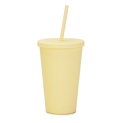 Plastic Tumbler with Straw