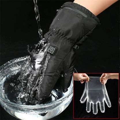 Waterproof Touchscreen Electric Heated Gloves