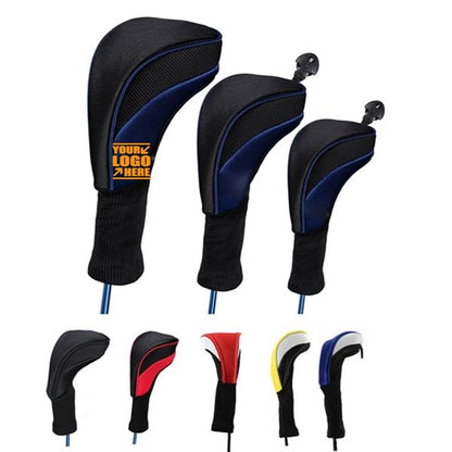 Golf Head Iron Cover Leather Headcover Set