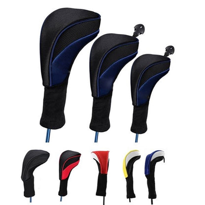 Golf Head Iron Cover Leather Headcover Set
