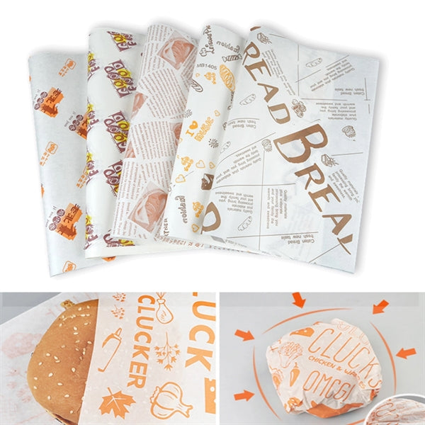 Hamburger Wrapper Paper