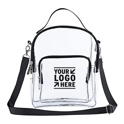 Transparent Top-handle Crossbody Bag