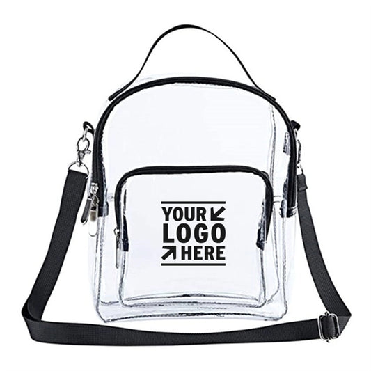 Transparent Top-handle Crossbody Bag