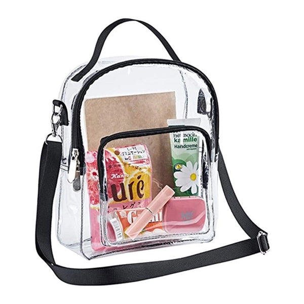 Transparent Top-handle Crossbody Bag