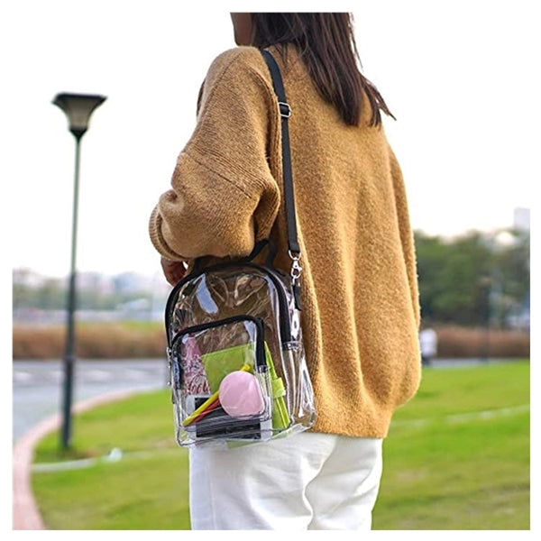 Transparent Top-handle Crossbody Bag