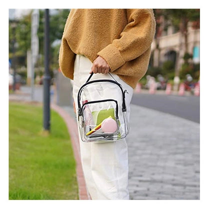Transparent Top-handle Crossbody Bag