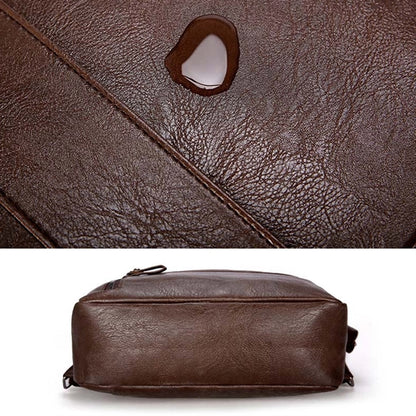 Usb Large Leather Backpack