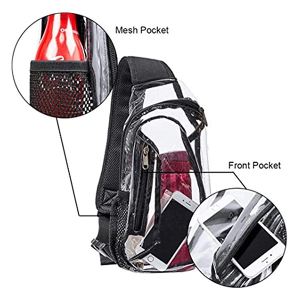 Clear PVC Sling Bag