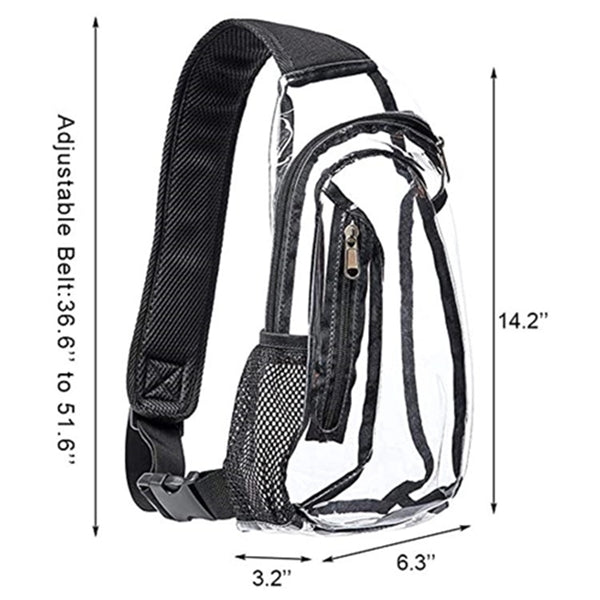 Clear PVC Sling Bag