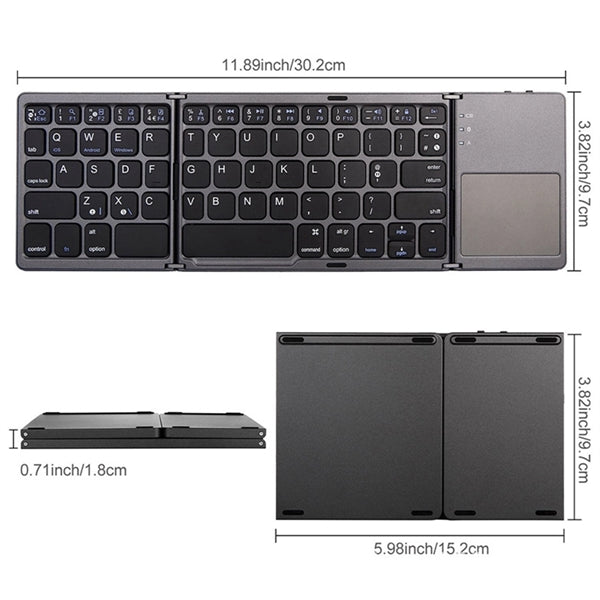 Mini Foldable Wireless Keyboard