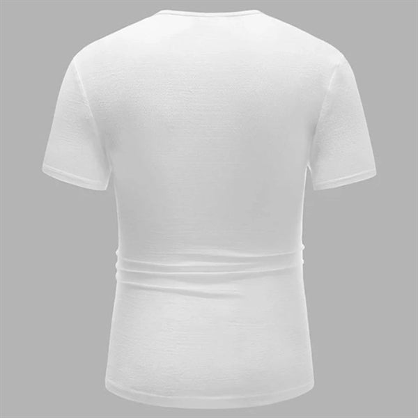 Men'S Sports Leisure Deep V-Neck T-Shirt