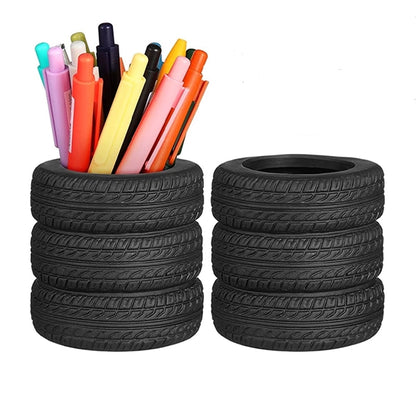 Tire Shaped Pen Holder
