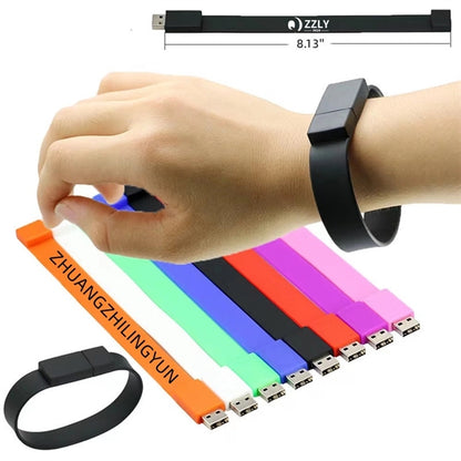 Silicone Bracelet Flash Drive