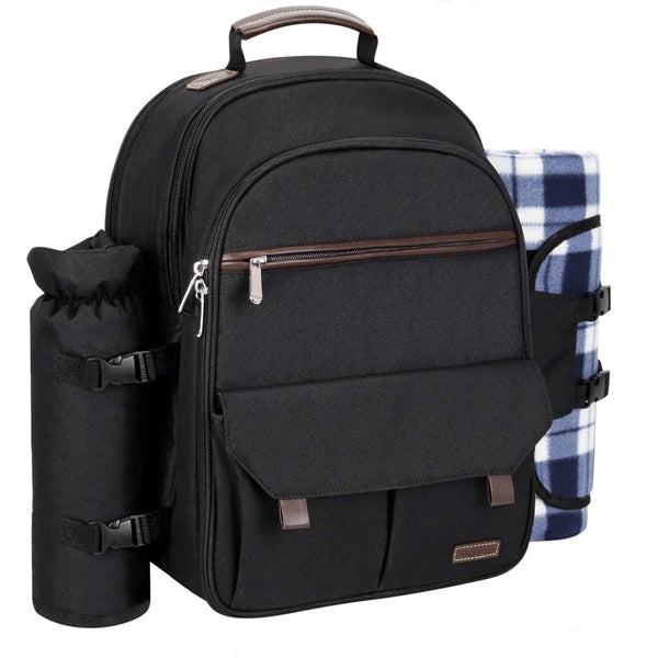 4-Person Picnic Basket Set With Blanket