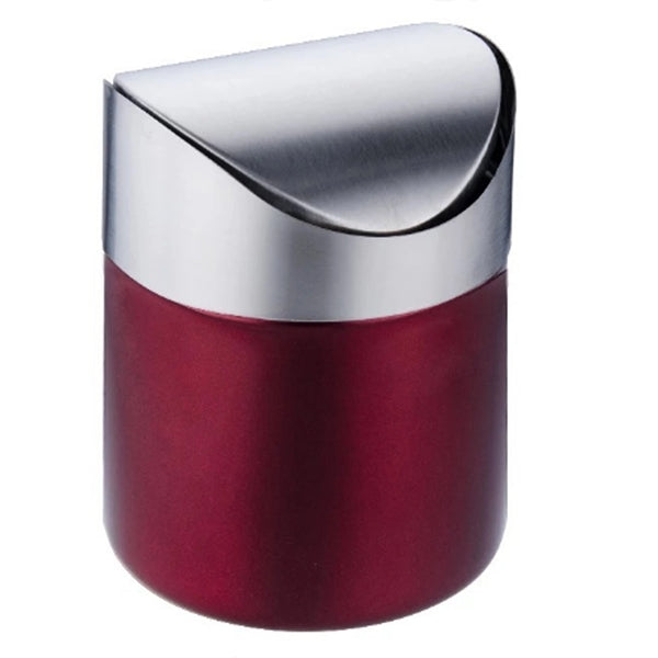 Stainless Steel Desktop Trash Can
