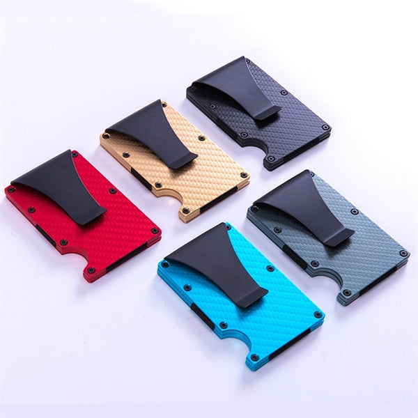 Carbon Fiber RFID Blocking Wallet Card Holder