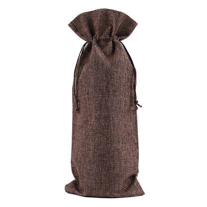 Linen Wine Gift Bag