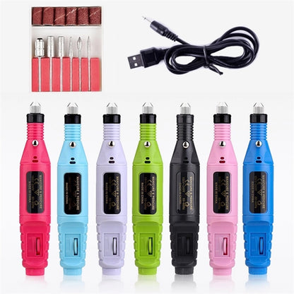Electric Nail Polisher Set