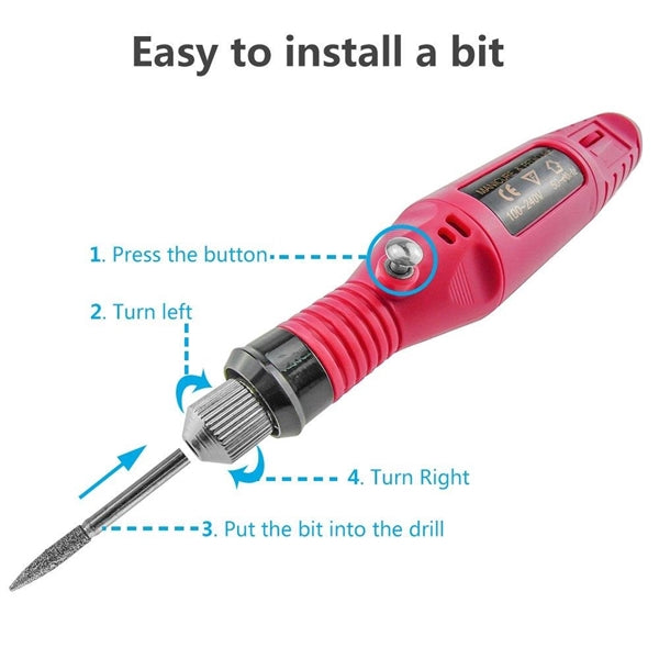 Electric Nail Polisher Set