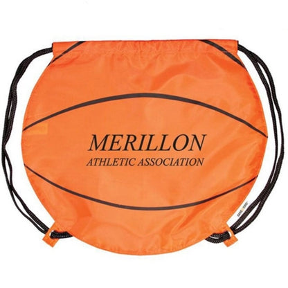 Basketball Soccer Drawstring Backpack