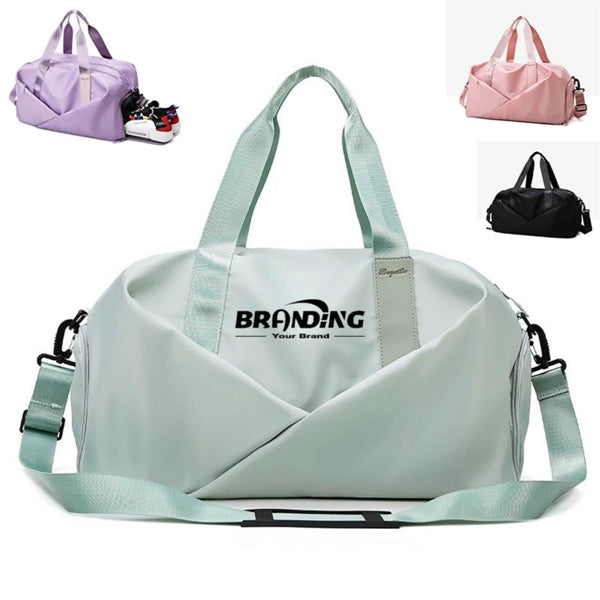Gym Bag With Shoe Compartment