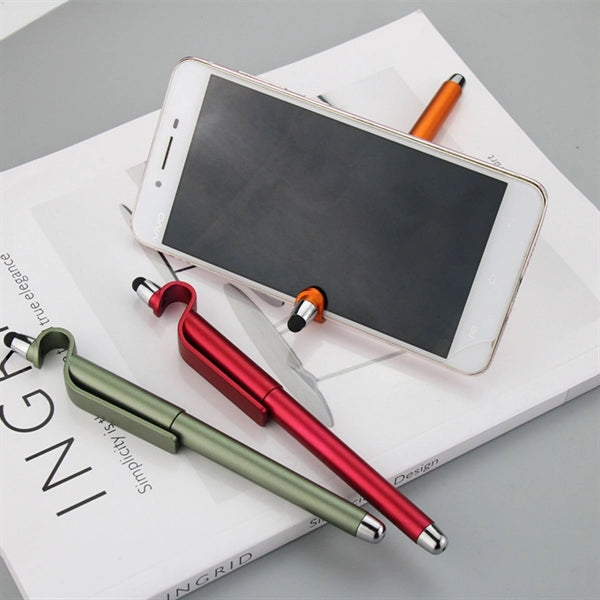 Multi-Function Touch Screen Phone Holder Pen