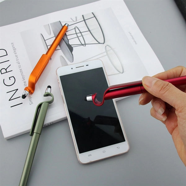 Multi-Function Touch Screen Phone Holder Pen