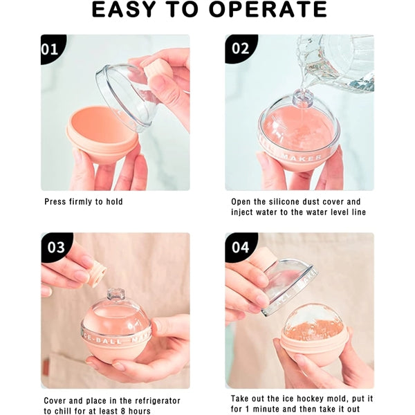Silicone Whiskey Ice Ball Maker