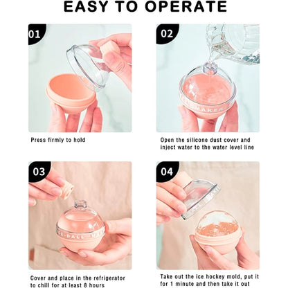 Silicone Whiskey Ice Ball Maker