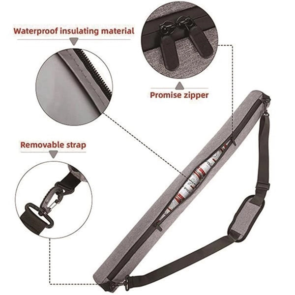 7-Can Insulated Cooler Golf Beer Sleeve