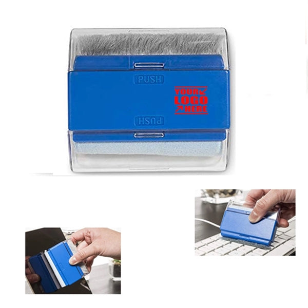 Screen Double Sided Cleaning Brush With Cloth