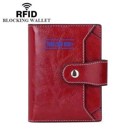 Small Bifold Zipper Pocket Wallet Card Case Purse
